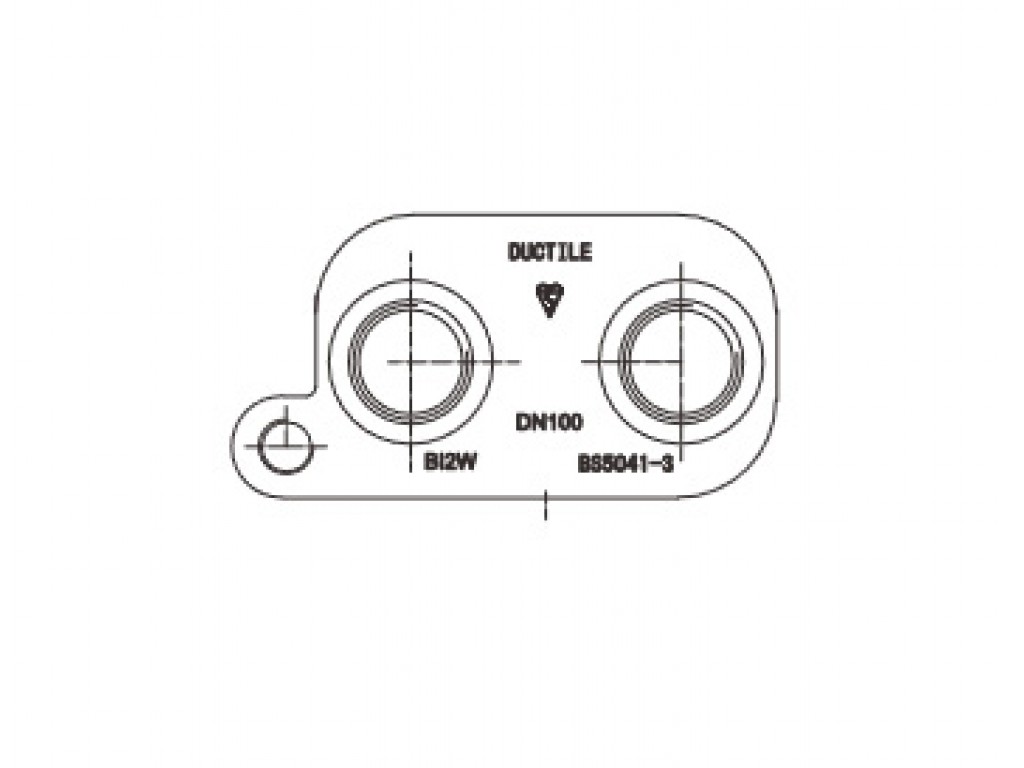 ช่องระบายอากาศปั๊มดับเพลิง 2 ways breeching inlet F09